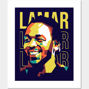 Kendrick Lamar On WPAP Style Posters and Art